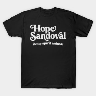 Hope Sandoval / Faded Style Retro Typography Design T-Shirt